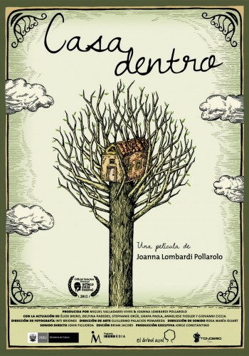 Casadentro, de Joanna Lombardi - afiche