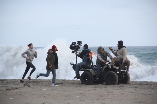 Climas, rodaje en playas de Lima